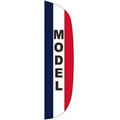 "MODEL" 3' x 12' Stationary Message Flutter Flag